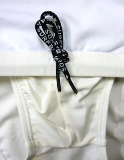 BEAR SURFBOARDS SLIP STRIPES WHITE -Surfcorner Store bear surfboards costume lycra slip stripes white