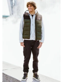 BEAR SURFBOARDS FAKE DOWN VEST -Surfcorner Store bear surfboards fake down piumino smanicato 6