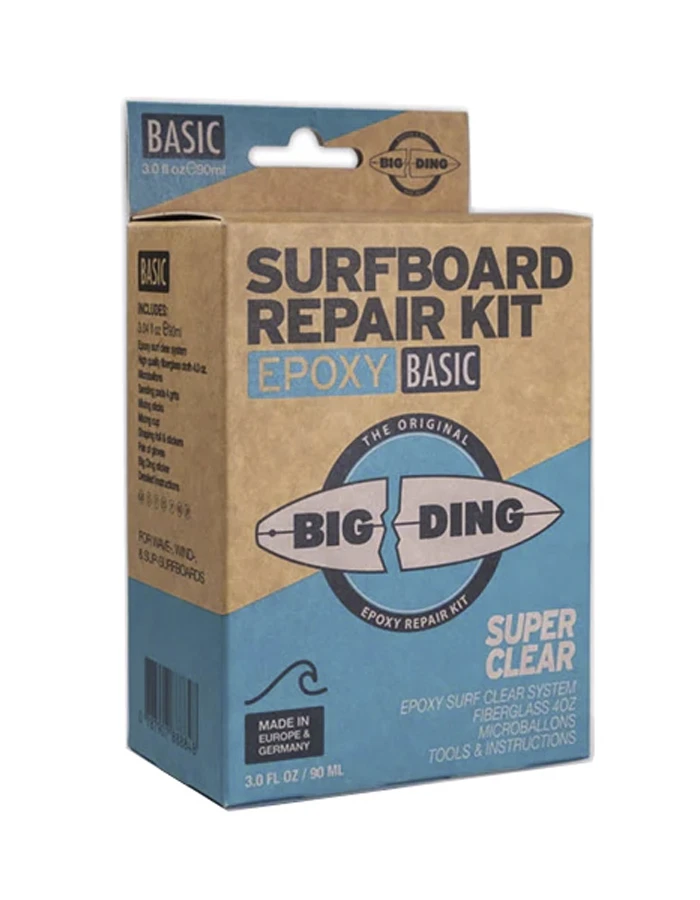 BIG DING EPOXY BASIC SURFBOARD REPAIR KIT 90ML 1 BIG DING EPOXY BASIC SURFBOARD REPAIR KIT 90ML