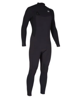 BILLABONG 4/3 REVOLUTION GRAPHENE COMP CHEST ZIP WETSUIT BLACK -Surfcorner Store billabong 4 3 revolution muta chest zip black 2