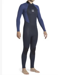 BILLABONG INTRUDER 3/2 MM BACK ZIP NAVY -Surfcorner Store billabong intruder 3 2 mm back zip navy