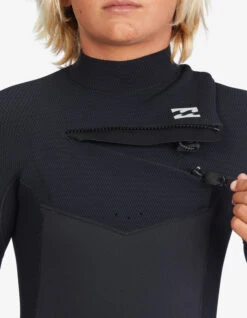 BILLABONG REVOLUTION 4/3 MM CHEST ZIP BOYS 8-14 BLACK 7 BILLABONG REVOLUTION 4/3 MM CHEST ZIP BOYS 8-14 BLACK -Surfcorner Store billabong revolution 4 3 mm chest zip muta ragazzo 3