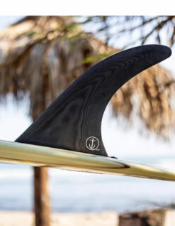 CAPTAIN FIN 10" RAKED LONGBOARD FIN BLACK -Surfcorner Store captain fin 10 raked pinna longboard black 1