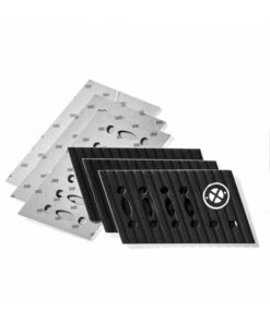 DREDED TRACION MACRO FRONT GRIP BLACK 6 PCS -Surfcorner Store dreded macro front grip pad 6 pezzi black 2