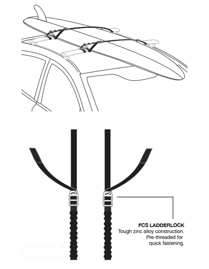 FCS PREMIUM BUNGY TIE DOWNS 6 FCS PREMIUM BUNGY TIE DOWNS - Image 6