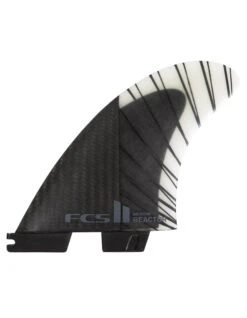 FCS II REACTOR PC CARBON TRI FIN SET BLACK CHARCOAL