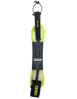 FCS ALL ROUND ESSENTIAL LEASH 6' BLACK -Surfcorner Store fcs leash 6 all round essential
