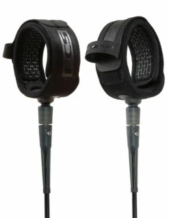 FCS ALL ROUND ESSENTIAL LEASH 6' BLACK -Surfcorner Store fcs leash 6 all round essential black 3