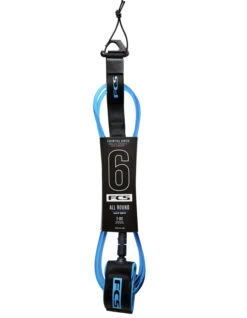 FCS ALL ROUND ESSENTIAL LEASH 6' BLACK -Surfcorner Store fcs leash 6 all round essential black 4
