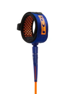 FCS ALL ROUND ESSENTIAL LEASH 8' 15 FCS ALL ROUND ESSENTIAL LEASH 8' -Surfcorner Store fcs leash 8 all round essential blood orange navy