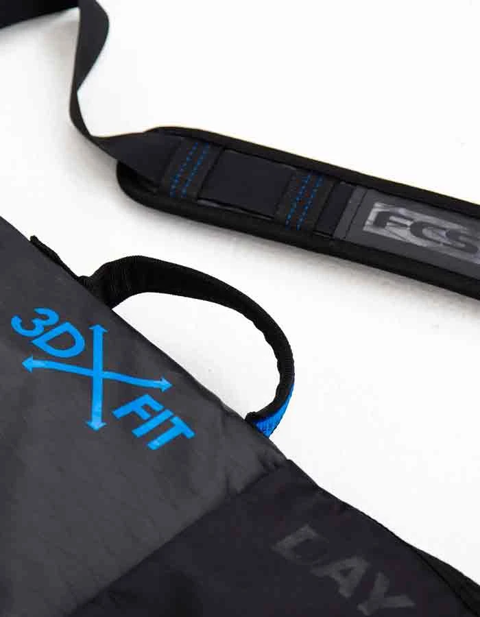 FCS SURFBOARD COVER SINGLE 5'6'' DAY FUNBOARD 3DXFIT BLACK 6 FCS SURFBOARD COVER SINGLE 5'6'' DAY FUNBOARD 3DXFIT BLACK - Image 6