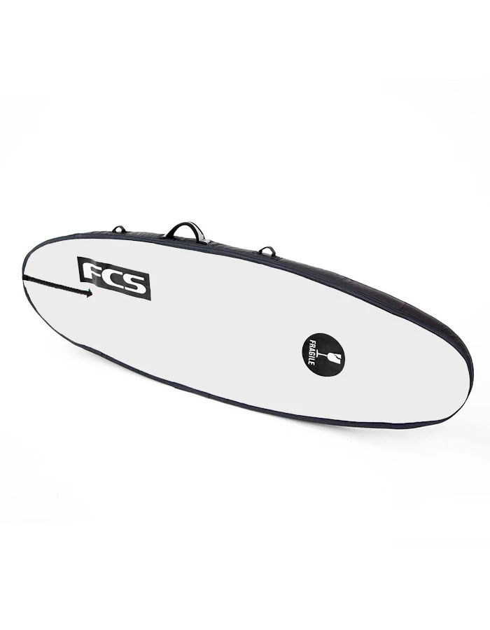 FCS TRAVEL 2 FUNBOARD 7'0'' SURFBOARD COVER BLACK/GREY 2 FCS TRAVEL 2 FUNBOARD 7'0'' SURFBOARD COVER BLACK/GREY - Image 2