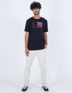 HURLEY EVERYDAY HALFER GRADIENT TEE BLACK -Surfcorner Store hurley t shirt everyday halfer gradient black