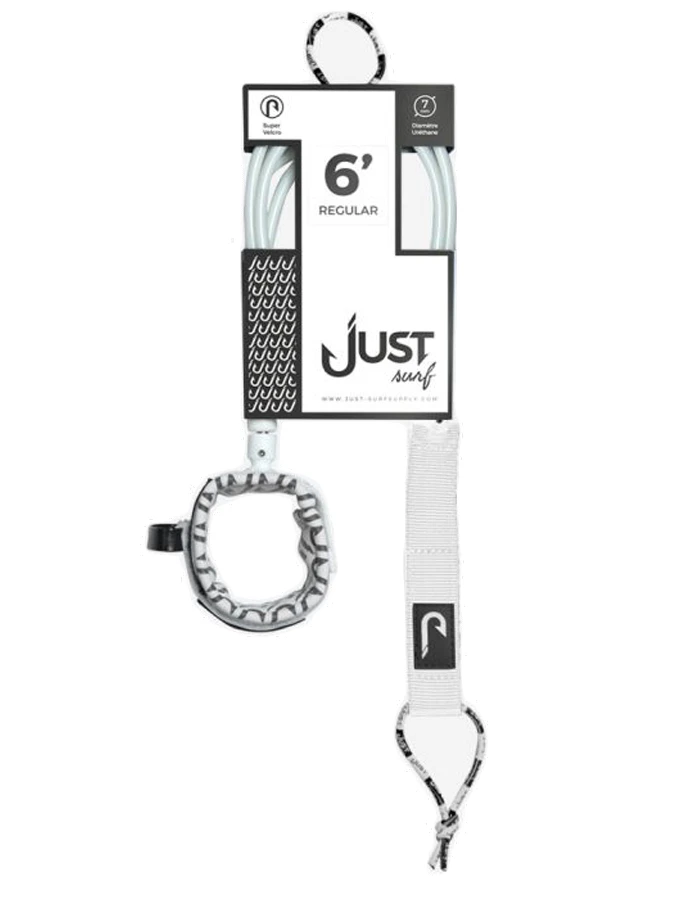 JUST LEASH REGULAR 6' WHITE REGULAR 1 JUST LEASH REGULAR 6' WHITE REGULAR