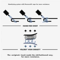 JUST LEASH REGULAR 9' KNEE WHITE -Surfcorner Store just leash regular 9 white da ginocchio 1