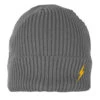 LIGHTNING BOLT BEANIE HEATHER GREY