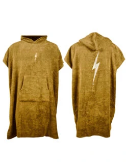 LIGHTNING BOLT PONCHO GOLDEN BROWN