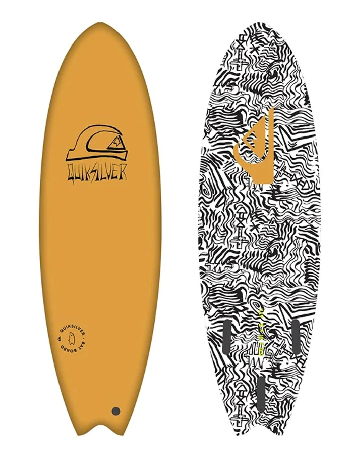 QUIKSILVER 6’6" SOFTBOARD BAT FISH PUMPKIN 1 QUIKSILVER 6’6" SOFTBOARD BAT FISH PUMPKIN