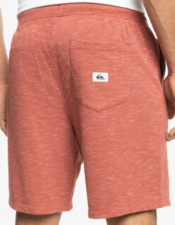 QUIKSILVER BAYRISE 19" SWEATSHORTS MARSALA -Surfcorner Store quiksilver bermuda felpati uomo marsala