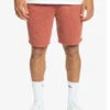 QUIKSILVER BAYRISE 19" SWEATSHORTS MARSALA
