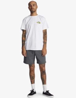 QUIKSILVER TAXER 17" ELASTICATED SHORTS BLACK 17 QUIKSILVER TAXER 17" ELASTICATED SHORTS BLACK -Surfcorner Store quiksilver bermuda taxer 17 black 8