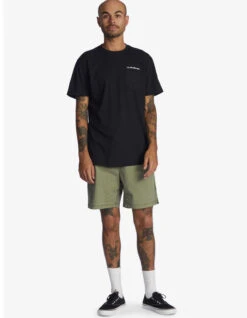 QUIKSILVER TAXER 17" ELASTICATED SHORTS FOUR LEAF CLOVER 15 QUIKSILVER TAXER 17" ELASTICATED SHORTS FOUR LEAF CLOVER -Surfcorner Store quiksilver bermuda taxer 17 four leaf clover 5