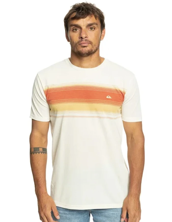 QUIKSILVER FADE BACK T-SHIRT BIRCH 1 QUIKSILVER FADE BACK T-SHIRT BIRCH
