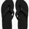 QUIKSILVER MOLOKAI LAYBACK SANDALS BLACK WHITE BLACK