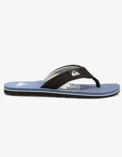 QUIKSILVER MOLOKAI LAYBACK II SANDALS BLUE WHITE BLUE -Surfcorner Store quiksilver infradito molokai layback ii blue white blue 2