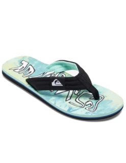 QUIKSILVER MOLOKAI LAYBACK II SANDALS GREEN BLUE YELLOW 6 QUIKSILVER MOLOKAI LAYBACK II SANDALS GREEN BLUE YELLOW -Surfcorner Store quiksilver infradito molokai layback ii green blue yellow 2