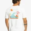 QUIKSILVER OCEAN BED T-SHIRT WHITE