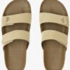 QUIKSILVER RIVI LEATHER DOUBLE ADJUST SANDALS