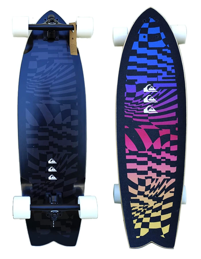 QUIKSILVER SKATEBOARD RAD CRUISER 32" 1 QUIKSILVER SKATEBOARD RAD CRUISER 32"