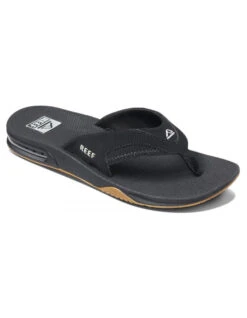 REEF SANDALS FANNING BLACK SILVER 8 REEF SANDALS FANNING BLACK SILVER -Surfcorner Store reef infradito fanning black silver 4