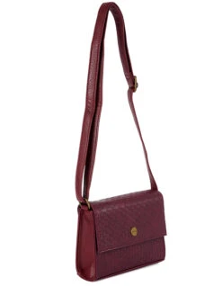 RIP CURL WANDERER SMALL CROSSBODY BAG -Surfcorner Store rip curl borsa a tracolla wanderer small dark red 3