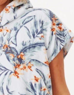 RIP CURL DIAMOND BAY HOODED TOWEL LIGHT BLUE 7 RIP CURL DIAMOND BAY HOODED TOWEL LIGHT BLUE -Surfcorner Store rip curl diamond bay poncho donna light blue 1