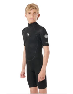 RIP CURL JUNIOR FREELITE 2MM SHORT SLEEVE SPRINGSUIT BACKZIP -Surfcorner Store rip curl junior freelite muta prmaverile back zip 2