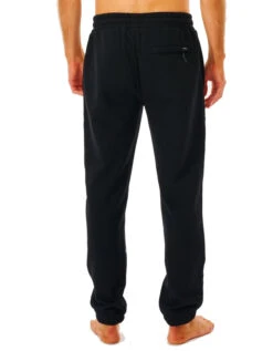 RIP CURL SEARCH ICON LOGO TRACK PANT BLACK -Surfcorner Store rip curl pantaloni tuta search icon logo black