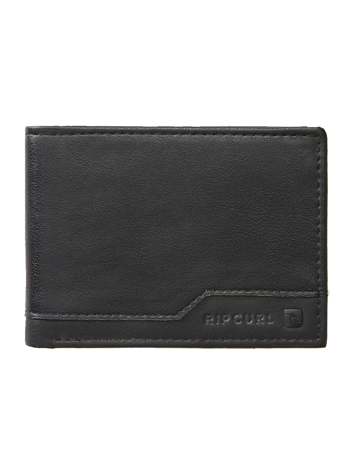 RIP CURL RIDGE PU ALL DAY WALLET BLACK GREY 1 RIP CURL RIDGE PU ALL DAY WALLET BLACK GREY