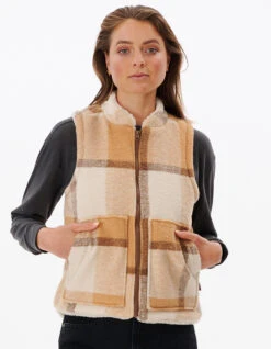 RIP CURL BREEZE VEST CAMEL