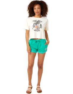 RIP CURL STAY WILD TEE BONE -Surfcorner Store rip curl stay wild tee donna bone 2