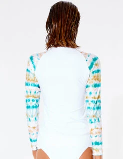 RIP CURL SUMMER BREEZE RELAXED LONG SLEEVE -Surfcorner Store rip curl summer breeze lycra maniche lunghe donna 1