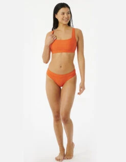 RIP CURL TOP PREMIUM SURF D CUP CROP HOT ORANGE -Surfcorner Store rip curl top premium surf d cup crop hot orange 4