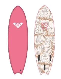 Surfcorner Store 6 ROXY 6’0" SOFTBOARD BAT FISH TROPICAL PINK