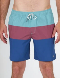SALTY CREW BEACONS 2 PLUM ELASTIC BOARDSHORTS 18" -Surfcorner Store salty crew beacons 2 plum elastic boardshorts 18