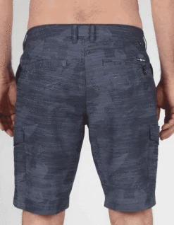SALTY CREW DRIFTING 2 CARGO HYBRID WALKSHORT 20" BLACK CAMO -Surfcorner Store salty crew drifter 2 cargo hybrid walkshort 19 black camo 1