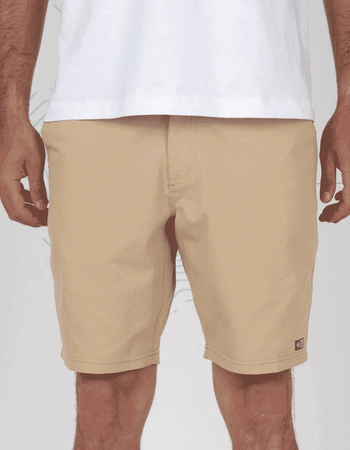 SALTY CREW DRIFTER 2 PERFORATED HYBRID WALKSHORT 19" KHAKI 3 SALTY CREW DRIFTER 2 PERFORATED HYBRID WALKSHORT 19" KHAKI - Image 3