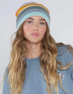 SALTY CREW FRITS BEANIE HOT CORAL -Surfcorner Store salty crew frits beanie hot coral 3