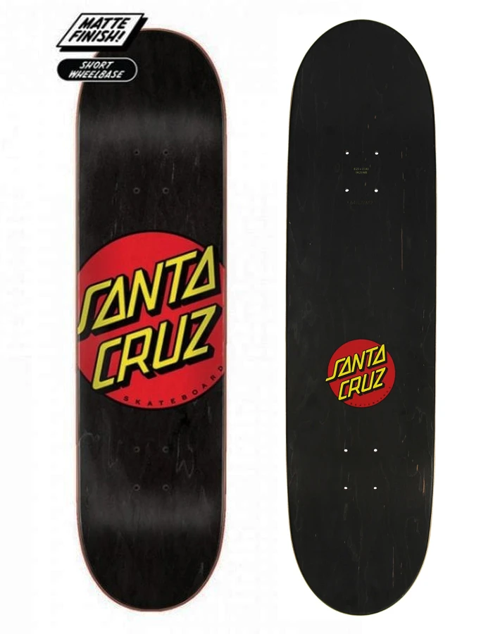 SANTA CRUZ CLASSIC DOT 8.25" DECK 1 SANTA CRUZ CLASSIC DOT 8.25" DECK