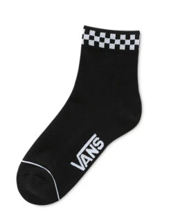 VANS PEEK-A-CHECK CREW SOCKS BLACK